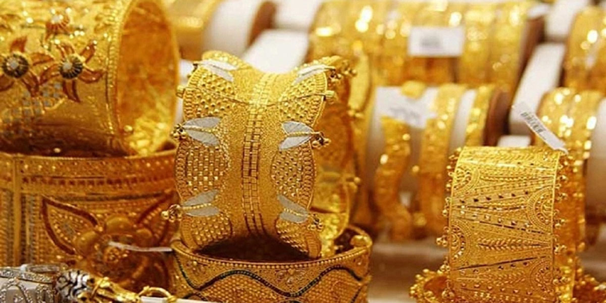 Gold price up by Tk 2,333 to Tk 99,377 per bhori