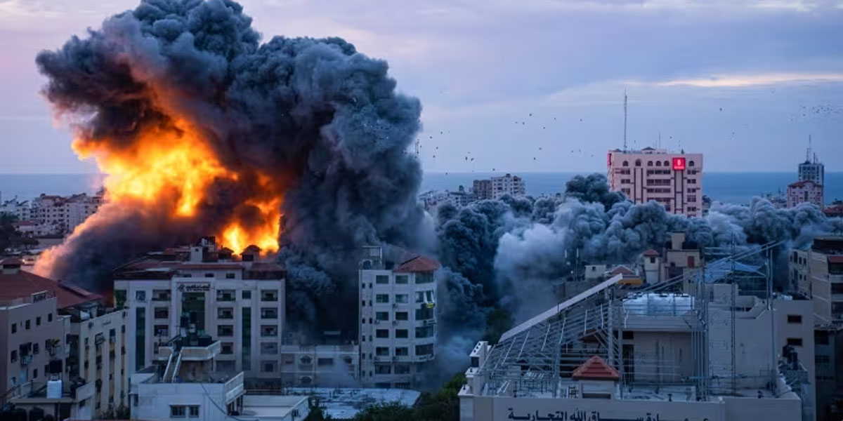 Deaths toll rises 1,417 on Gaza side, 1,300 in Israel
