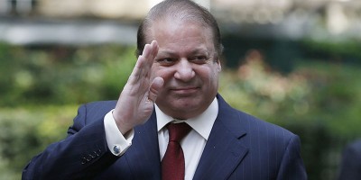 Pakistan's ex-PM Nawaz Sharif returns home from self-exile ahead of vote