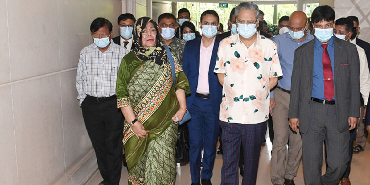 President performs official activities after returning hotel from hospital