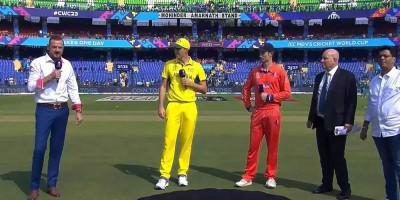 Australia wins the toss and will bat first against the Netherlands at the Cricket World Cup
