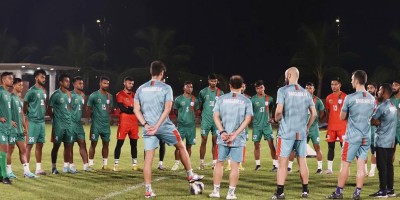Bangladesh football team start training session ahead of FIFA World Cup qualifiers