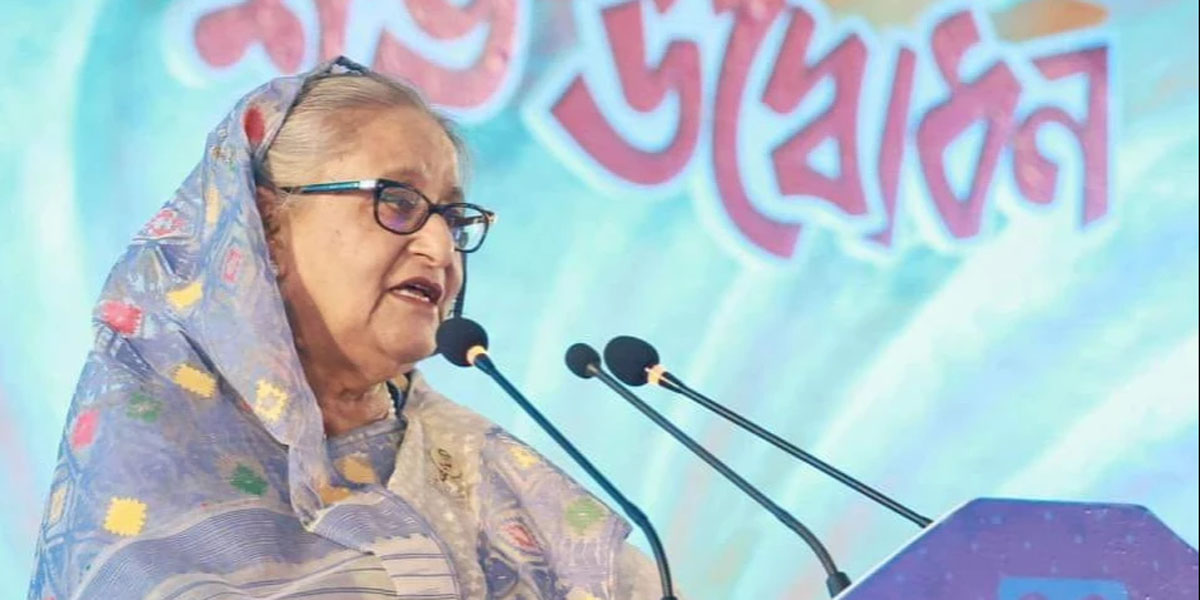 BNP, allies destroy what we build: PM Hasina