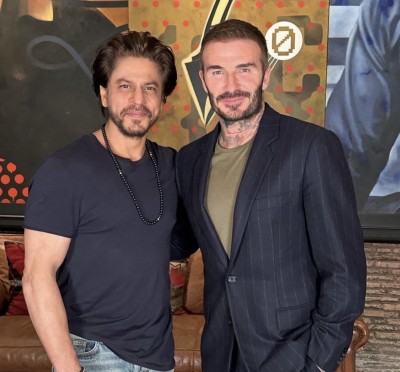 Shah Rukh Khan finally posts a picture with David Beckham
