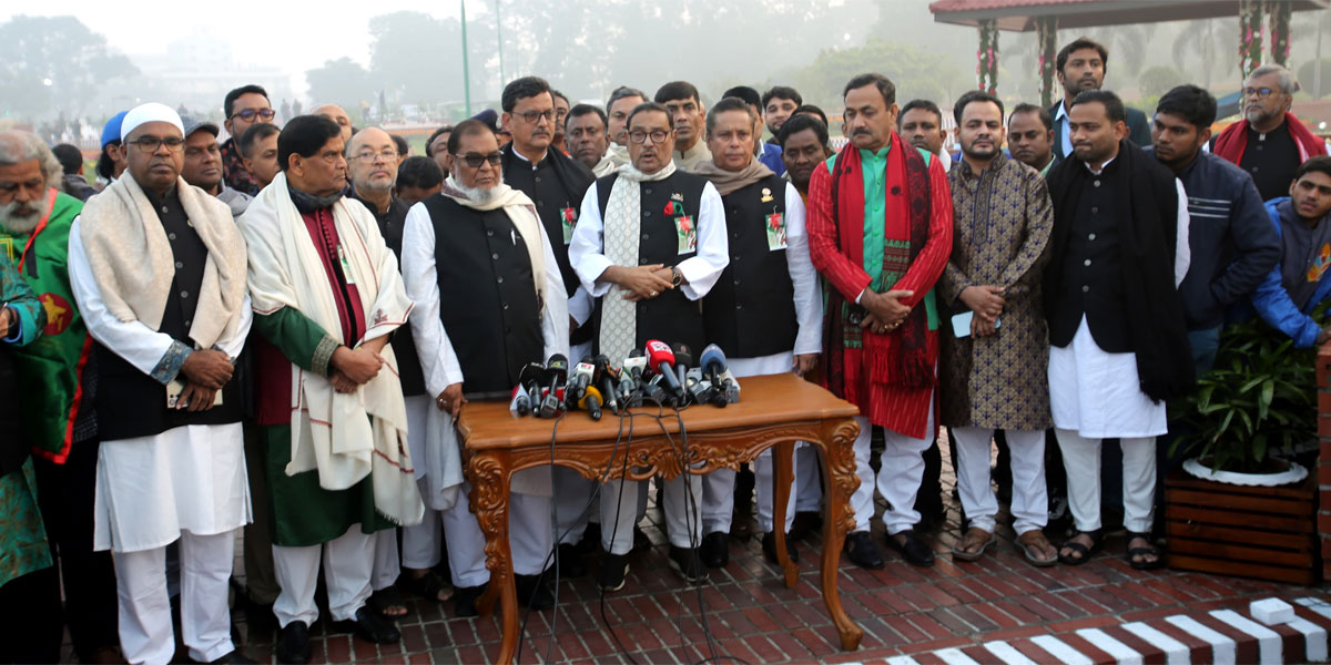 Anti-elections evil force want to destroy politics: Quader