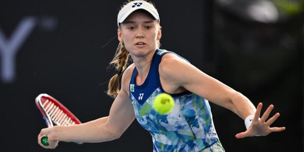 Rybakina storms into Brisbane International final