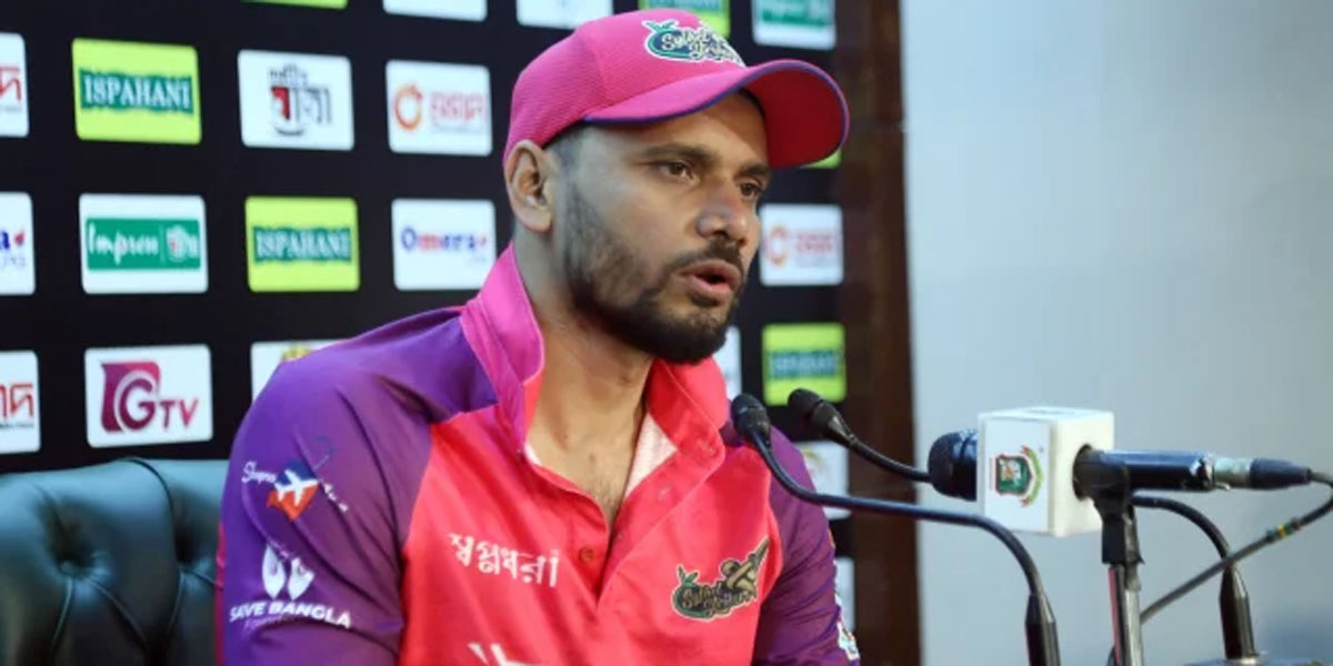Mashrafe takes break from BPL