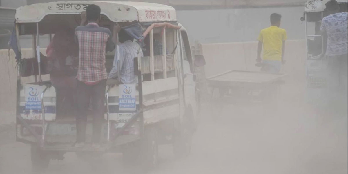 Dhaka’s air ‘unhealthy’, 5th worst in the world this morning