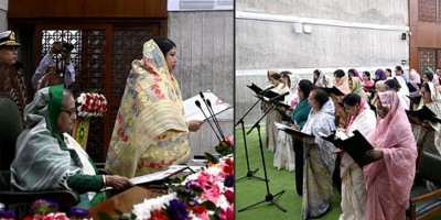 Lawmakers elected to reserved women's seats sworn in