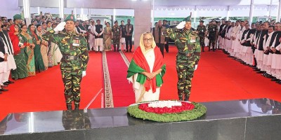 PM pays rich tributes to Bangabandhu on historic March 7