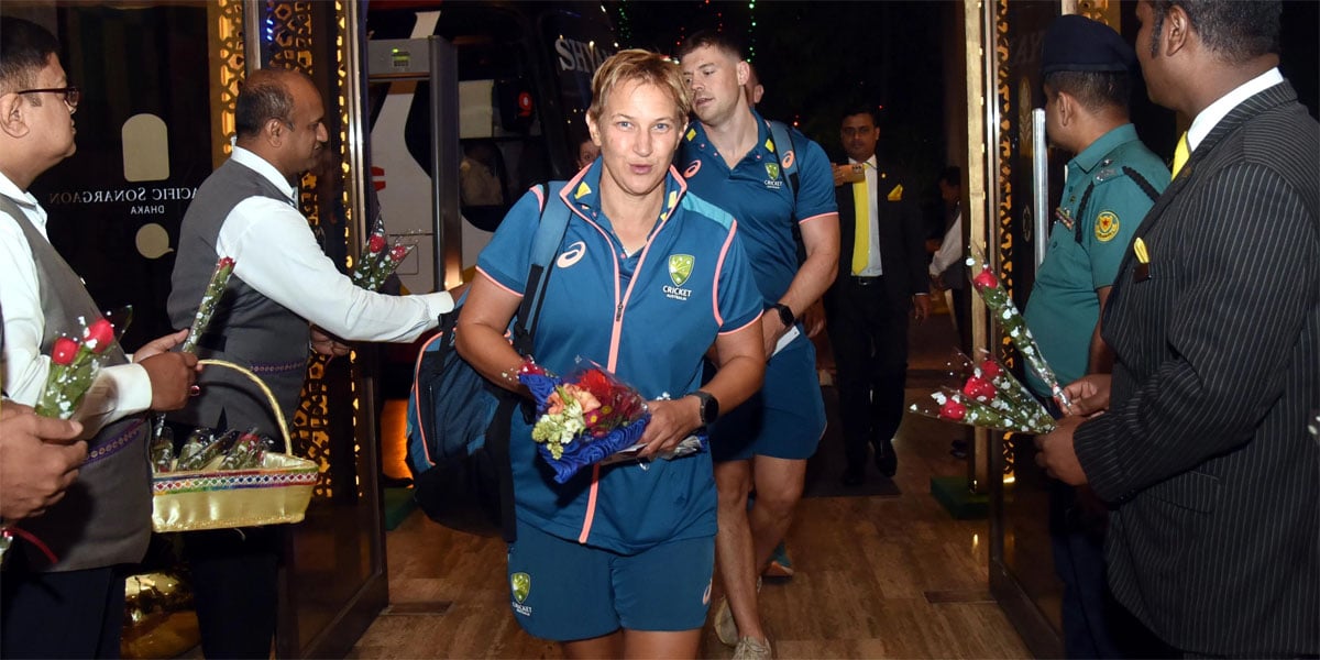Australia women’s cricket team arrives in Dhaka
