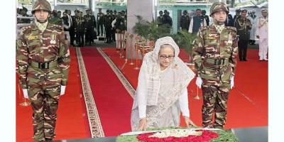 PM pays homage to Bangabandhu on his birth anniversary