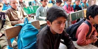Afghan schools restart, with girls barred for third year running