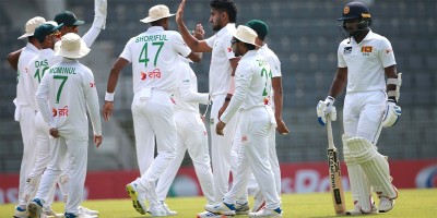 Bangladesh bundle Sri Lanka out for 280 in 1st innings