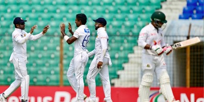 Sri Lanka close on victory in second Bangladesh Test
