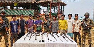 Nine more KNF members arrested in Bandarban