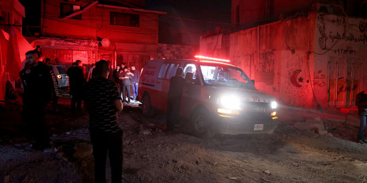 Palestinian Red Crescent says 14 dead in Israeli's Nur Shams refugee camp raid