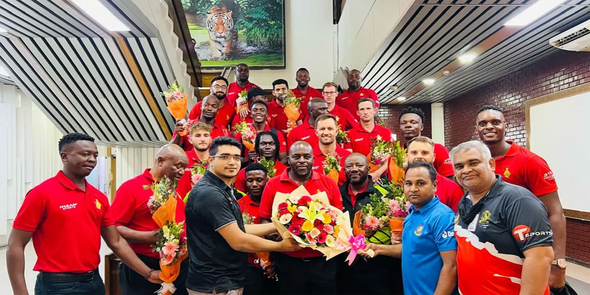 Zimbabwe arrive Bangladesh for T20 series