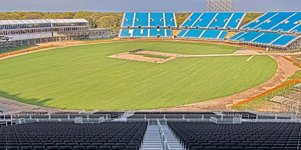 Tigers set for New York: T20 World Cup pitches arrive at Nassau County Stadium