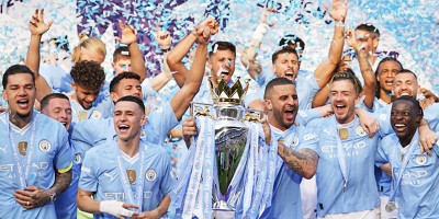 Man City wins record fourth straight English Premier League title