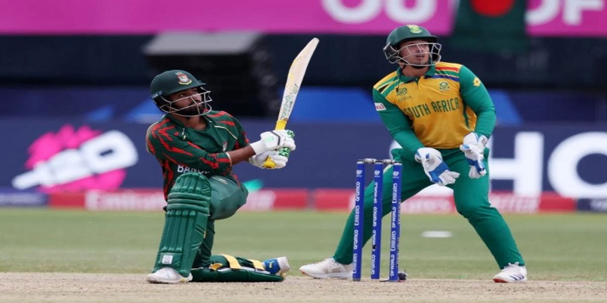 T20 World Cup: Bangladesh fall agonisingly short in low run chase against South Africa