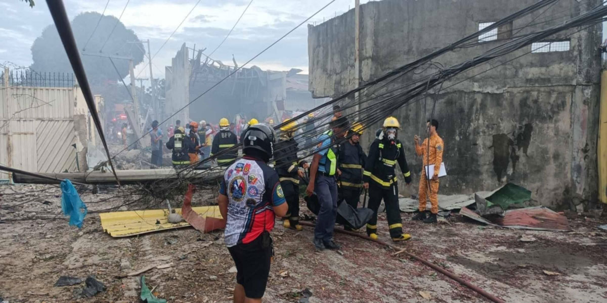 Five dead, 38 injured in Philippines firecracker depot blast