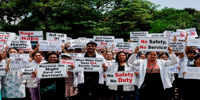 Indian hospitals hit as doctors strike to protest brutal rape of medic