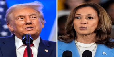 On world stage, Harris promises alliances and Trump puts US first