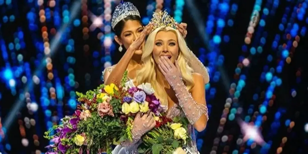 Victoria Kjær Theilvig of Denmark is crowned the 73rd Miss Universe