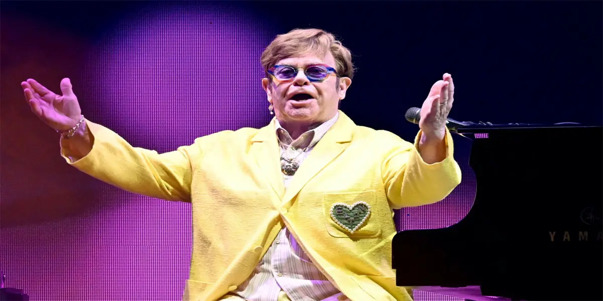 Elton John album on hold because he 'can't see'