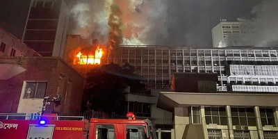 Secretariat fire under control after 6 hours