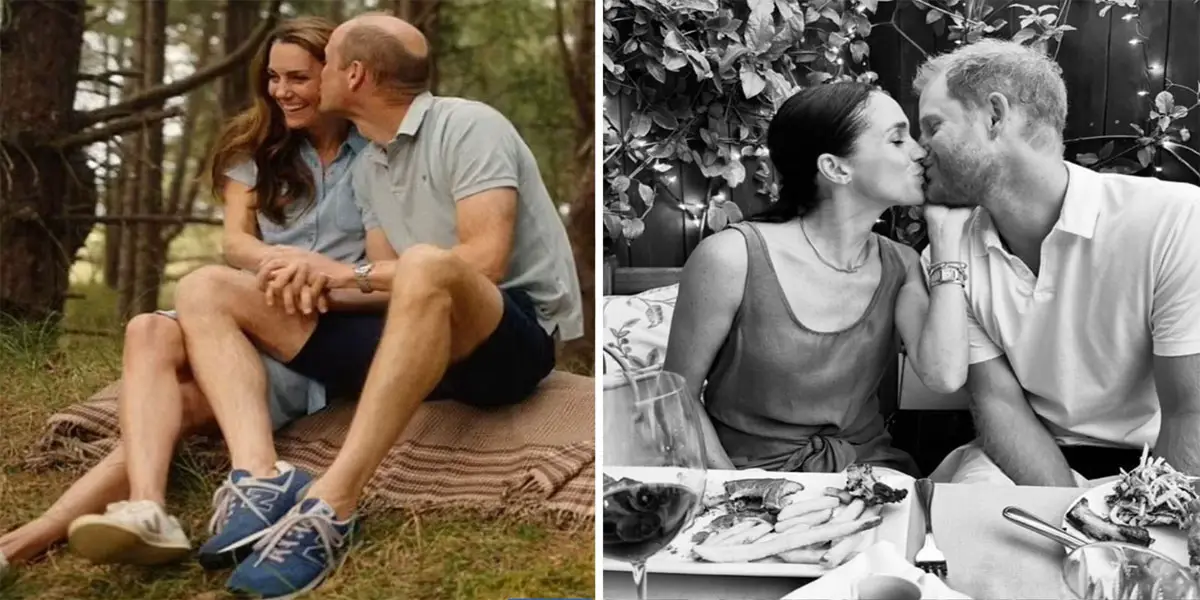 William and Harry show soft side in Valentine's posts