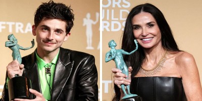 Conclave wins at SAG Awards as Moore and Chalamet get Oscars boost