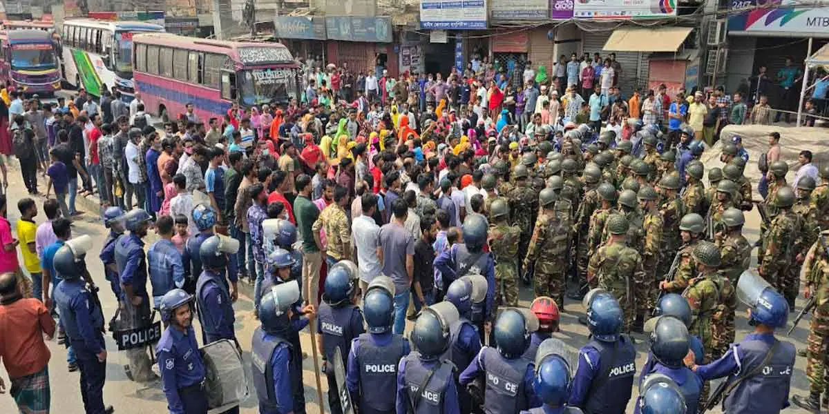 Workers block highways over unpaid wages, assault protest in Gazipur