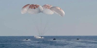'Stranded' NASA astronauts back on Earth after splashdown