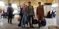 Formal Eid train journey begins amid tight security
