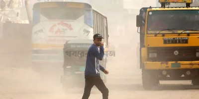 Dhaka’s air ‘unhealthy’ Monday morning