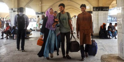 Formal Eid train journey begins amid tight security