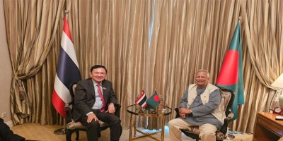 Former Thai Premier Thaksin calls on Bangladesh Chief Adviser