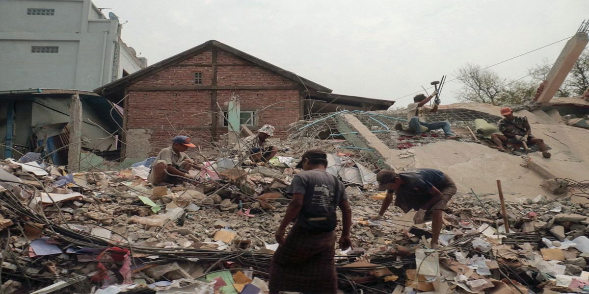 Death toll nears 3,500 as rain hampers Myanmar quake recovery