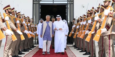 Chief Adviser honoured by Qatari armed forces