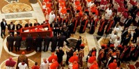 Huge crowds at Vatican ahead of Pope's funeral
