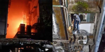 At least 15 killed in fire at a Kolkata hotel