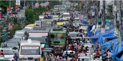 Drain work, encroachment renders Narayanganj footpaths unusable