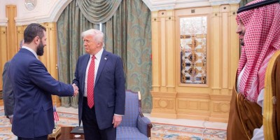 Trump meets Syrian president, urges him to establish ties with Israel