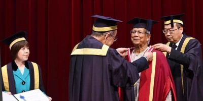 Soka University confers honorary doctorate on Prof Yunus