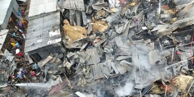 16 shops burnt in Gazipur