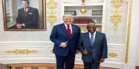 Trump asks Liberian president where he learned English, his country's official language