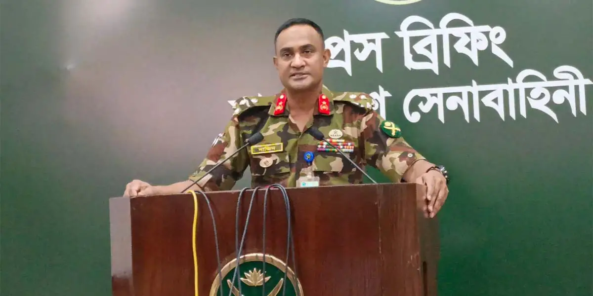 Major Sadique in custody for alleged training of AL activists: Army HQ