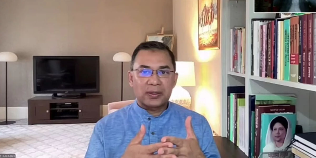Tarique urges all to stay vigilant against fascism ahead of election